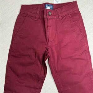 Place Men's Deep Red Chinos